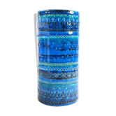 Cylinder vase, blue/blue, bitossi, aldo londi design