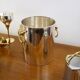 Vintage champagne bucket Lancel, France 1970's