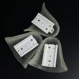 Original Murano wall lamps, Italy, 1970s