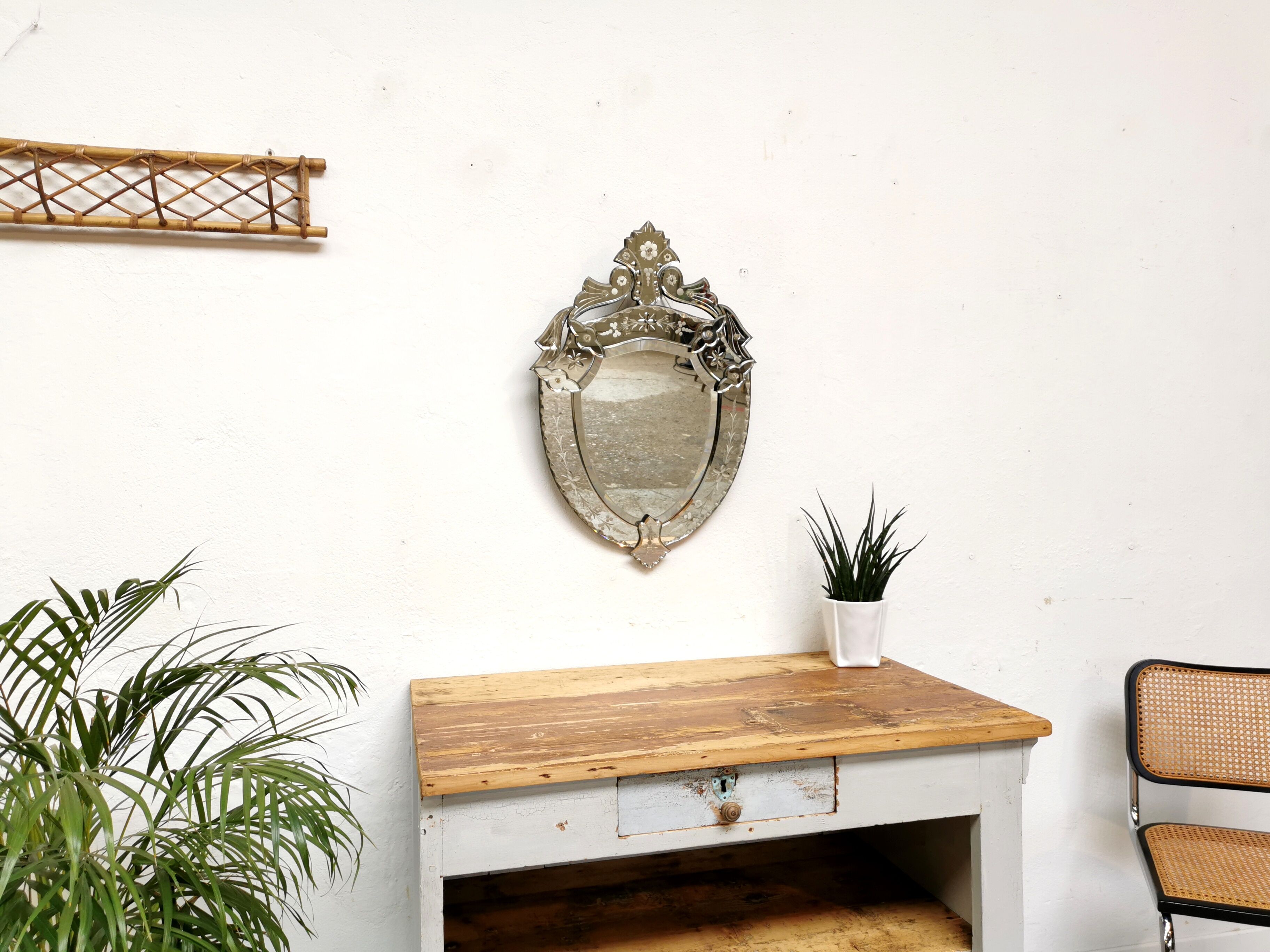 Vintage venetian mirror Murano