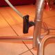 Industrial iron and plastic lamp