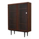 Rosewood showcase, Danish design, 1970s, designer: Carlo Jensen, production: Hundevad