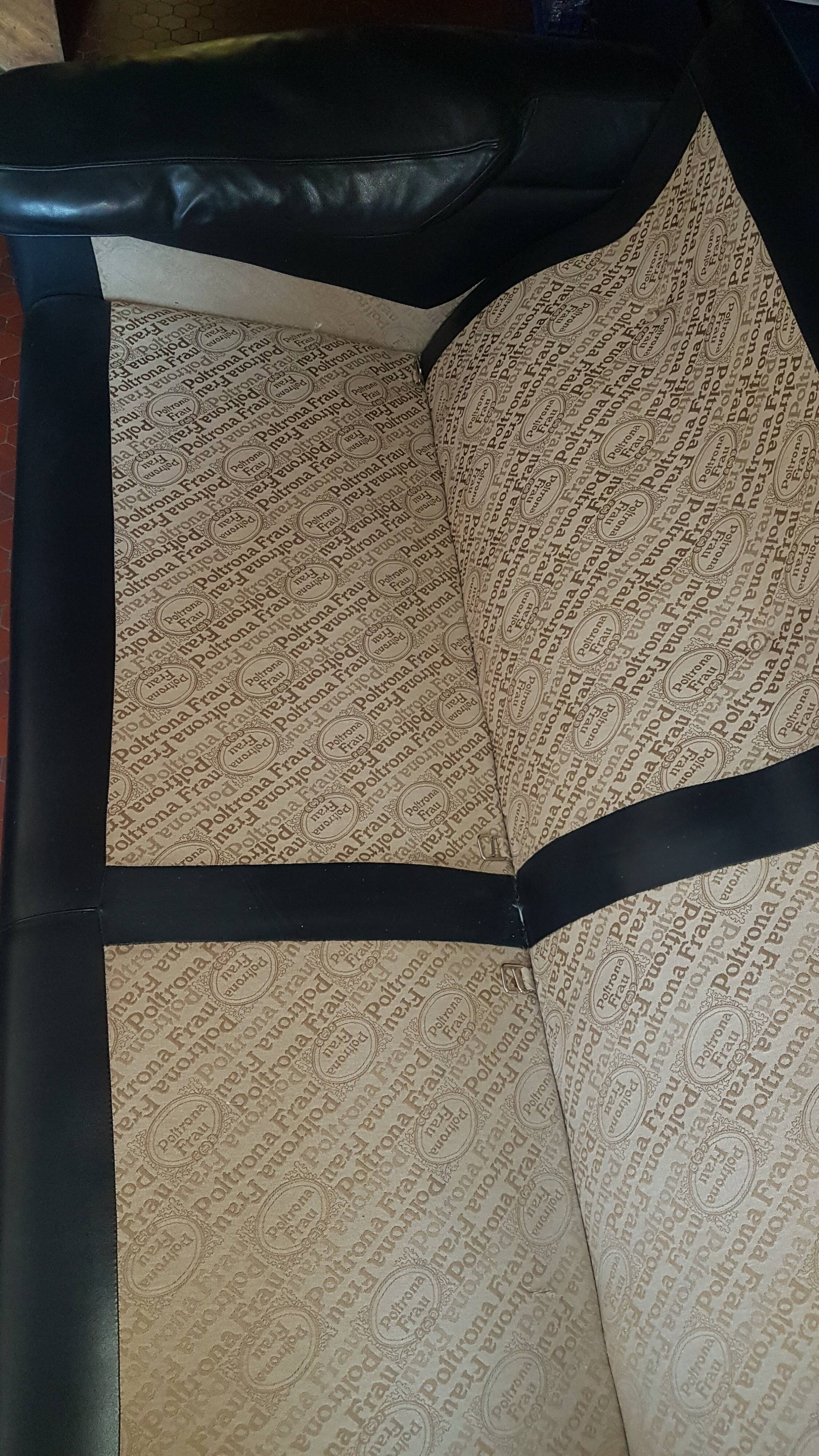 Poltrona Frau leather sofa