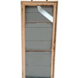 Display case in patinated wood, circa 1900