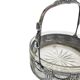 Antique Art Nouveau fruit basket, 1900s