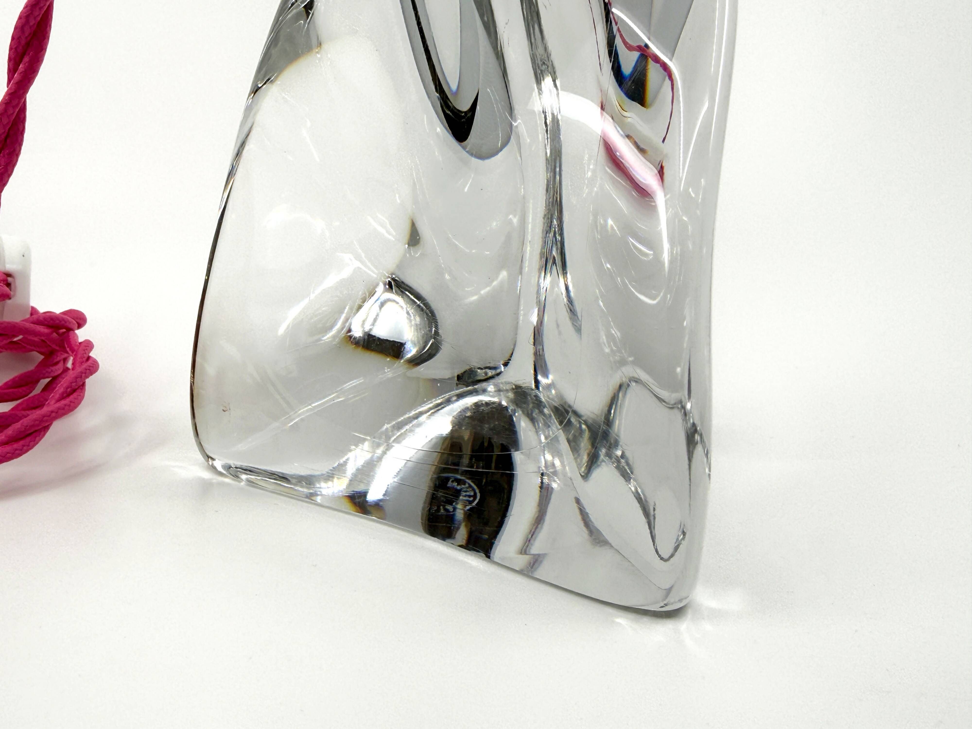 Lamp • Lorraine Crystal • France • 1950 • Custom lampshade