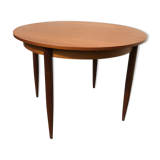 Vintage 1970 round table with extension cords