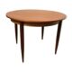 Vintage 1970 round table with extension cords