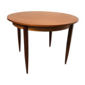 Vintage 1970 round table with extension cords