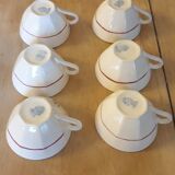 Badonviller half porcelain coffee or tea service
