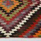 Tapis kilim géométrique multicolore – Explosion de motifs et de caractère