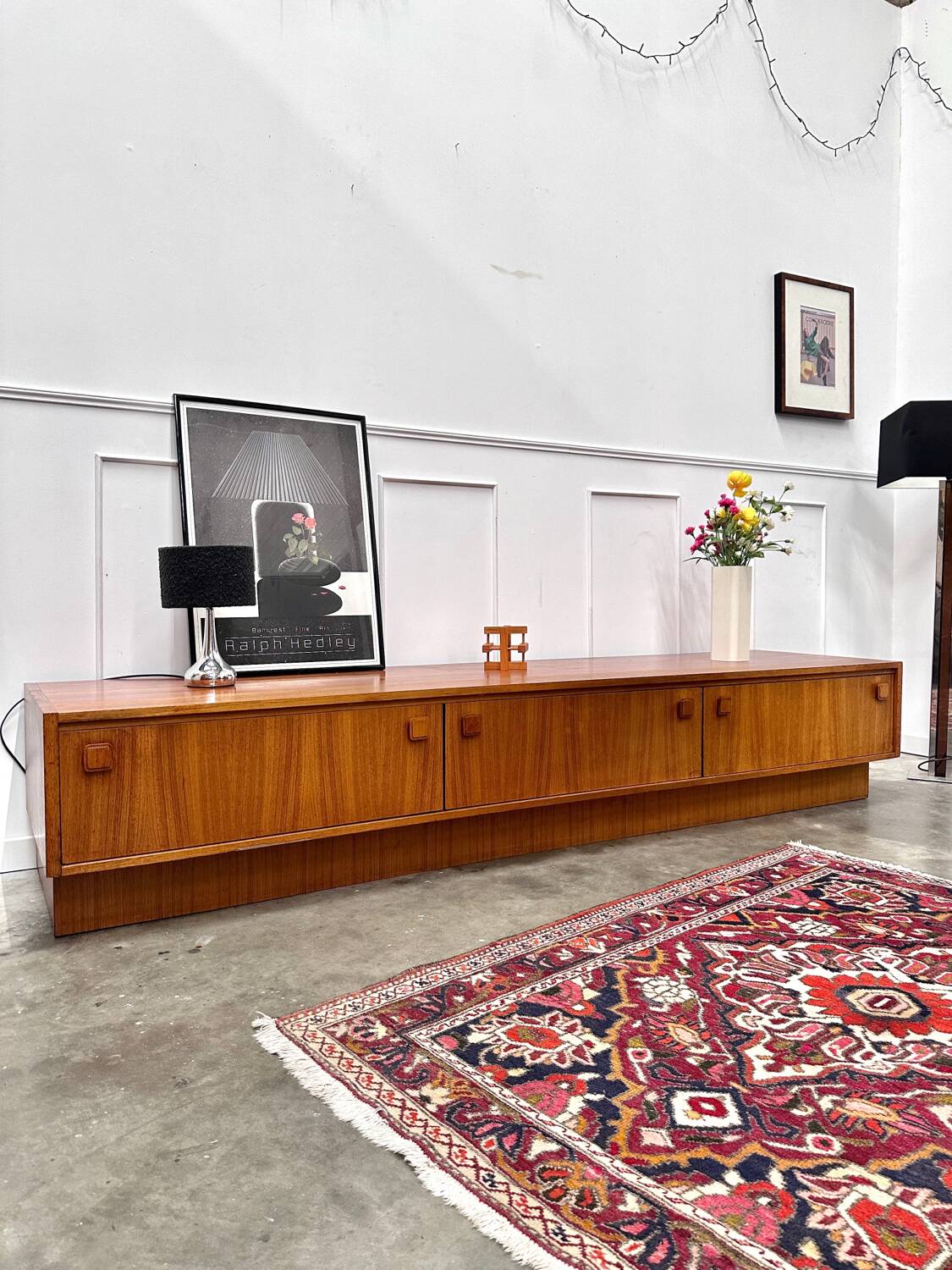 Scandinavian low sideboard