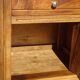 Antique nightstand in walnut and marble, Louis XVI