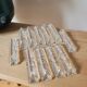 Set of 11 crystal knife holders