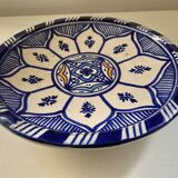 Cobalt blue Moroccan plate