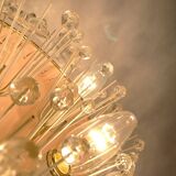 Austrian Flower Ceiling Lamp by Emil Stejnar for Rupert Nikoll, Vienna, Austria, 1950s