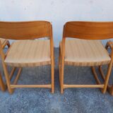 Baumann sleigh chairs, set of 8