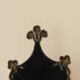 Pair of Vintage Double Arm Italian Brass Sconces with Mirror