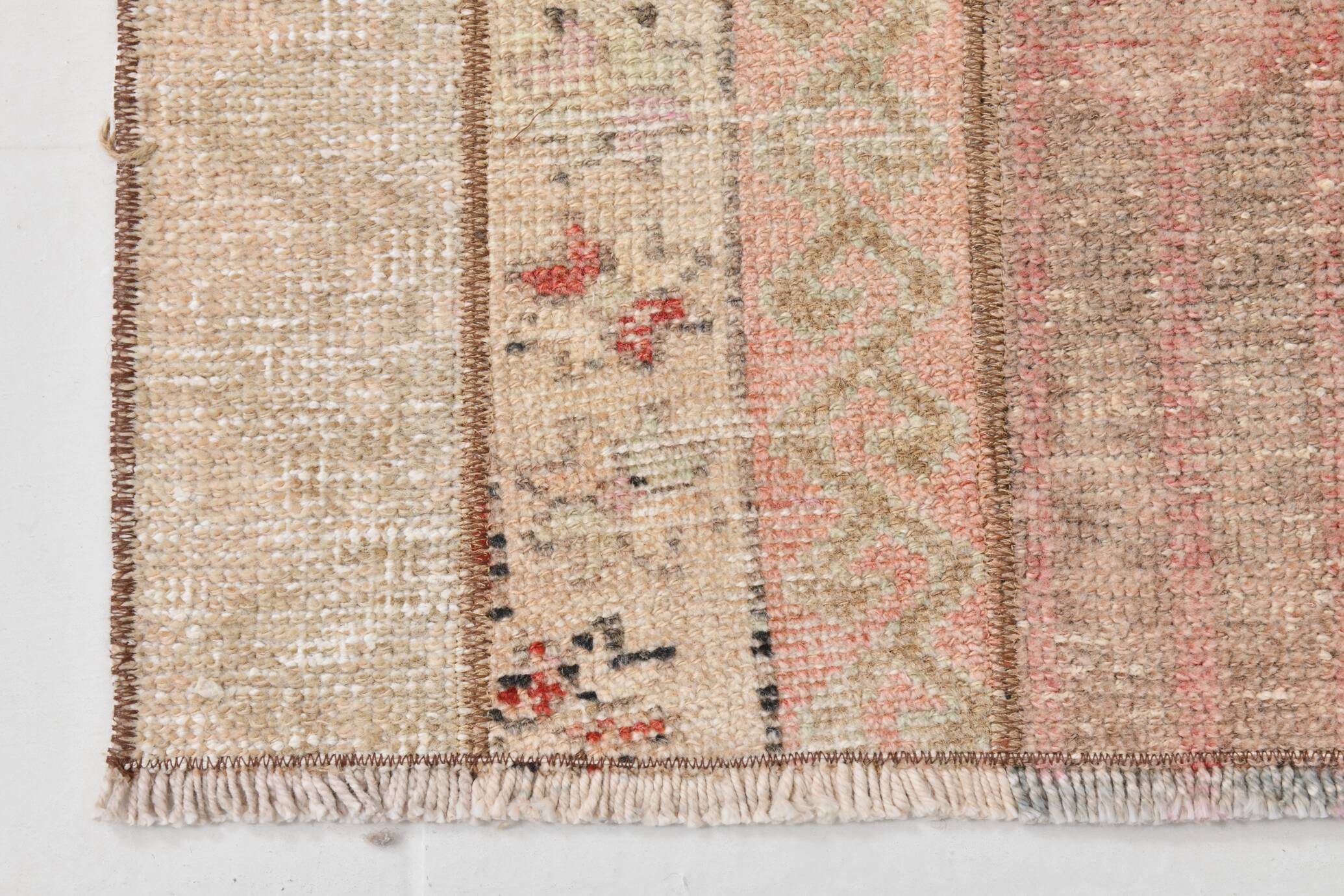 Soft & Pastel Vintage Runner Rug, 75x293Cm