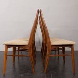 Danish Rosewood Eva Dining Chairs by Niels Koefoed for Koefoeds Hornslet
