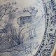 Large blue Delft plate from Boch.