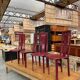 Suite de 4 chaises en cuir  de marque dad 1960’s
