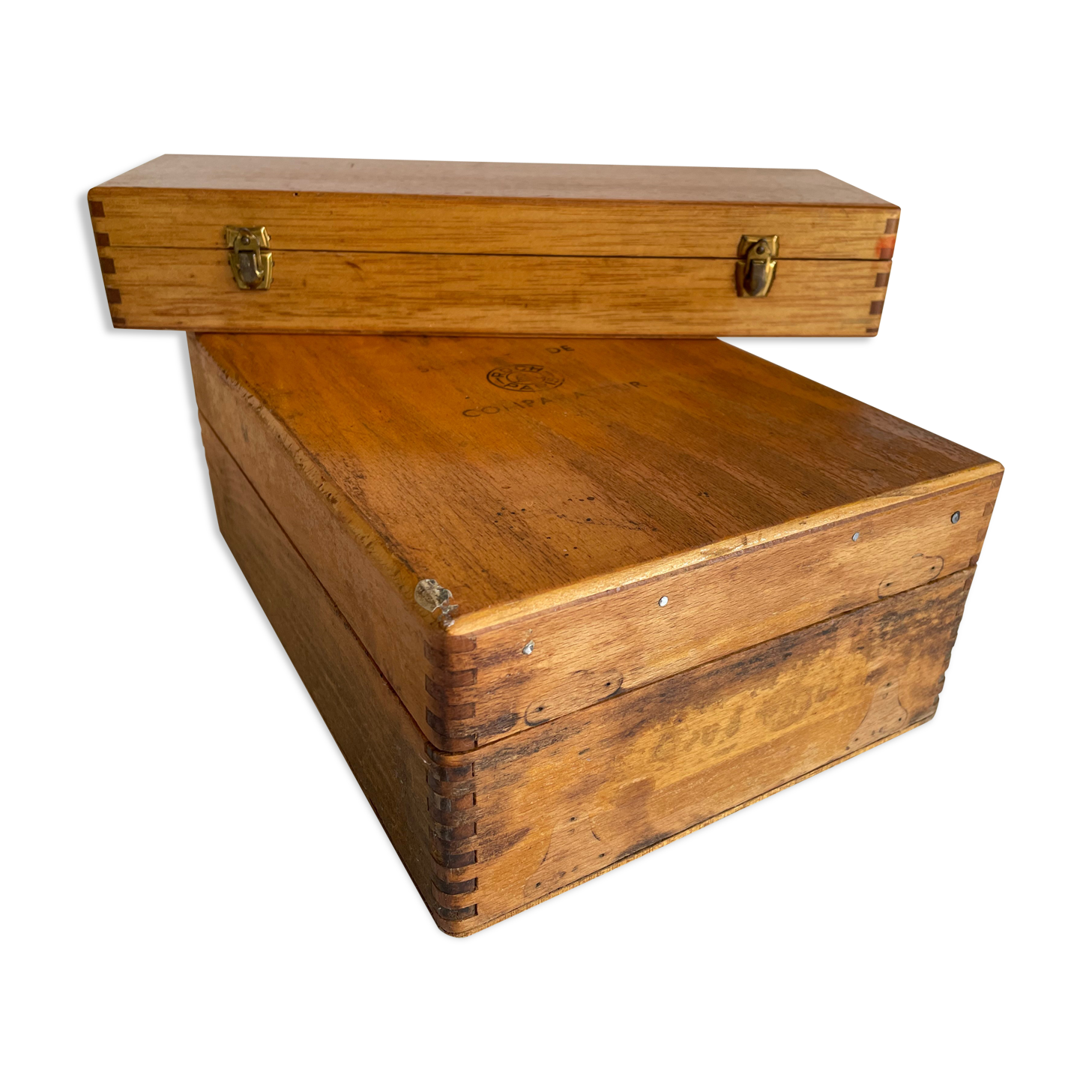 2 boxes in roch wood