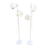 Pair of IKEA Svirvel floor lamps