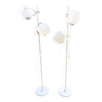 Pair of IKEA Svirvel floor lamps
