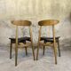 Pair of vintage Scandinavian chairs