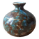 Single-flower vase in glazed Limoges porcelain