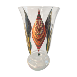 Vase ancien fains verrerie