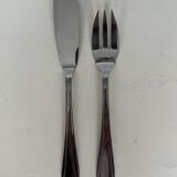 12 stainless steel fish cutlery