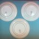 Set of 3 plates Basket Faience of Pornic Bouquets bird