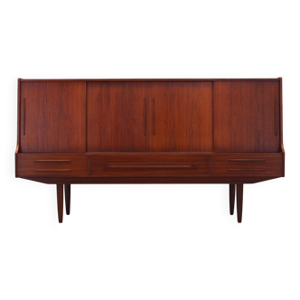 Teak highboard, Danish design, 1960s, production: Denmark