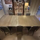 Dining table with 6 chairs