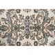1970s Turkish Oushak Handmade Wool Cotton Beige Area Rug  119x208