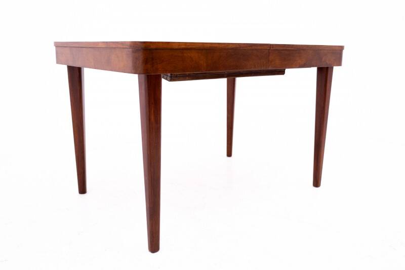 Table with chairs designed by J. Halabala from the 1930s, Czechoslovakia, after renovation