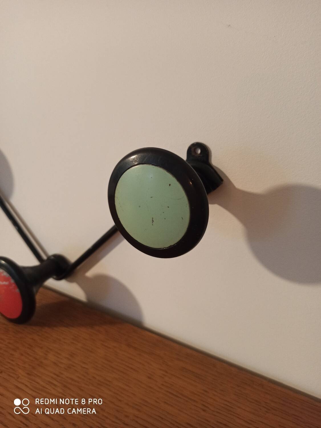 Vintage wall coat rack