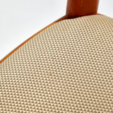 Chaise de salle à manger en teck massif par Niels Koefoed pour Koefoeds Hornslet mk9828