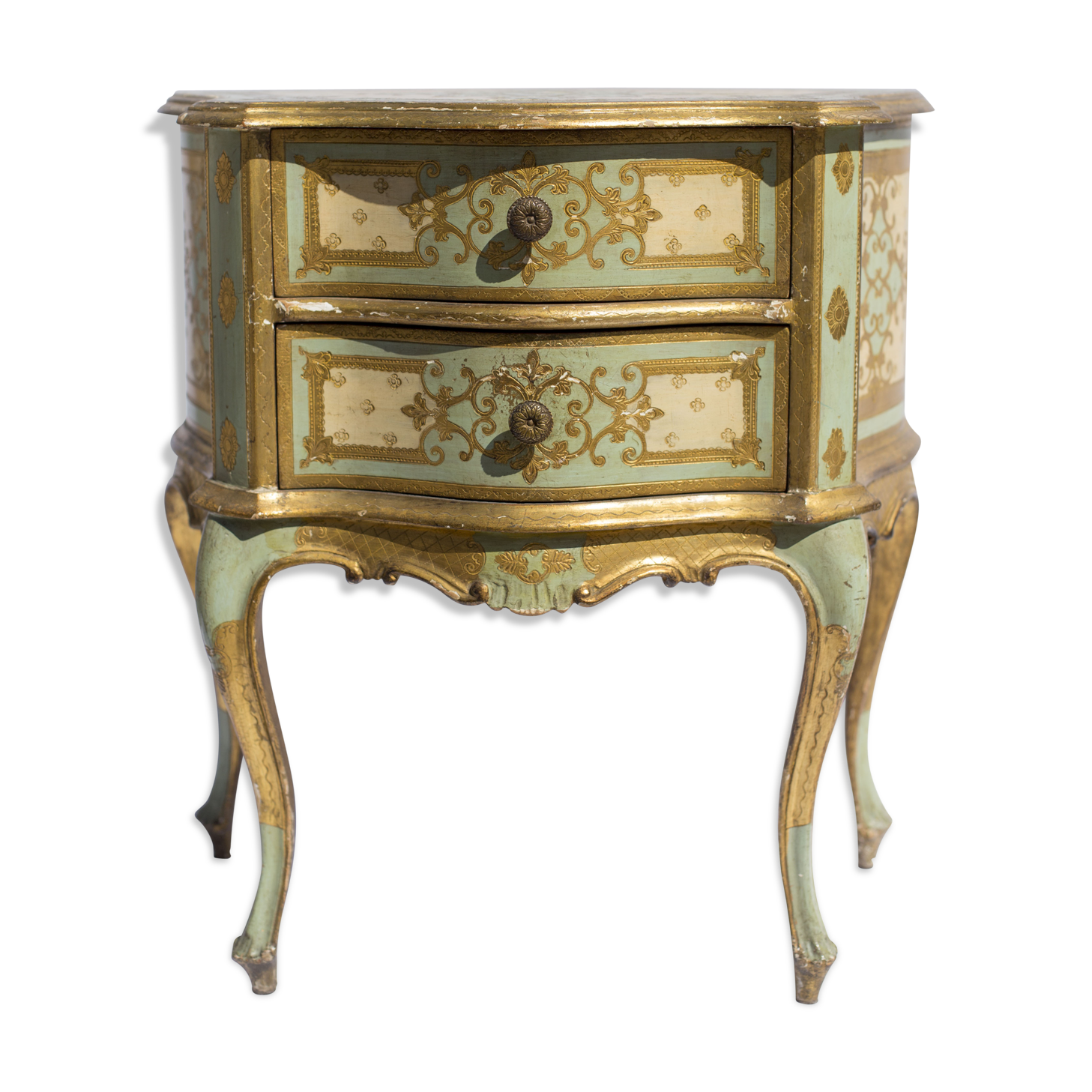 Bedside table style Venetian early twentieth