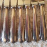 Set of 8 silver metal knives