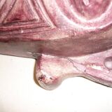 Masque africain violet et or