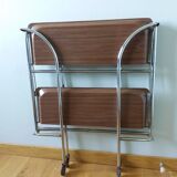 Folding trolley on wheels