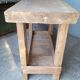Workbench 120cm old solid wood