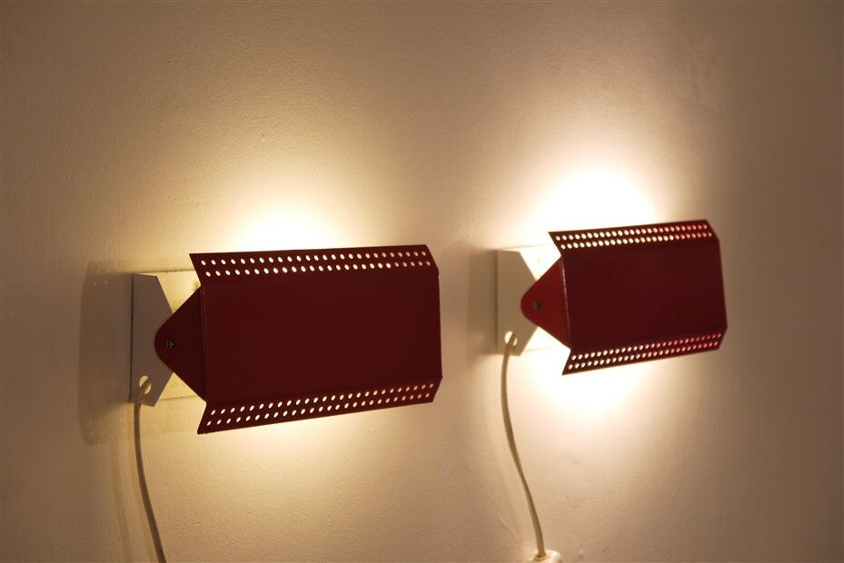 Pair of vintage Scandinavian sconces 1970
