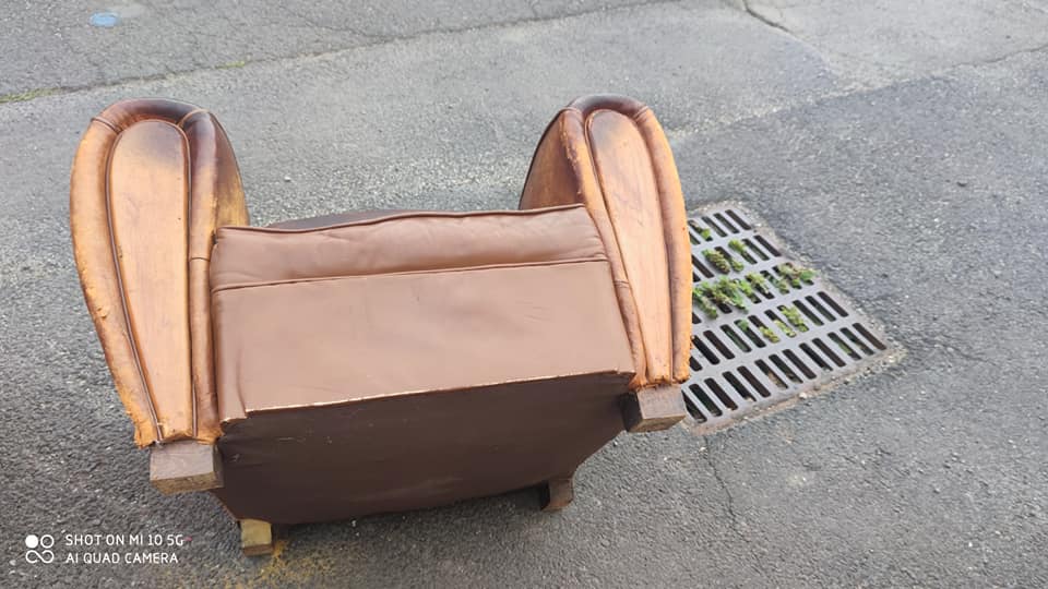 Pair of leather club shoes circa 1930/40