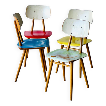 Chaises de bistrot de TON, années 1960