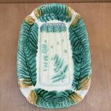 Plat à asperge barbotine