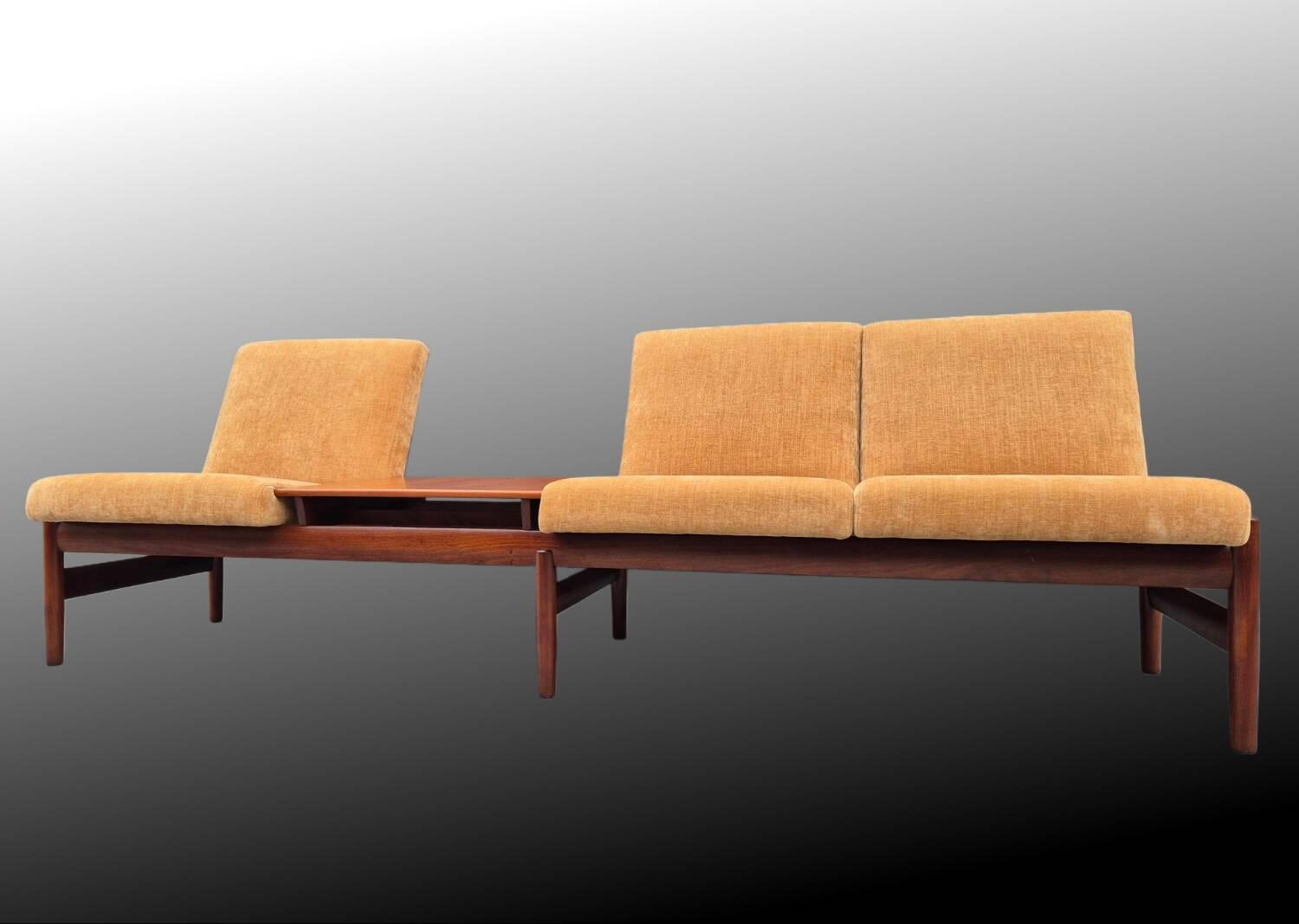Modular teak sofa, Scandinavian vintage 1960s